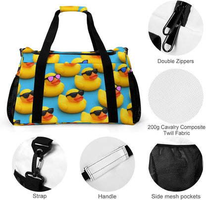 Weekender Overnight Bag Duffel for Travel Gym Sports Large Main Compartment Carry Handles