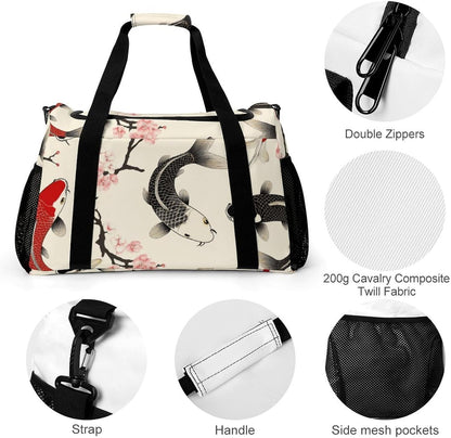 Weekender Overnight Bag Duffel for Travel Gym Sports Large Main Compartment Carry Handles