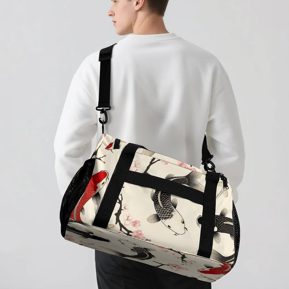 Weekender Overnight Bag Duffel for Travel Gym Sports Large Main Compartment Carry Handles