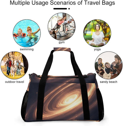 Weekender Overnight Bag Duffel for Travel Gym Sports Large Main Compartment Carry Handles