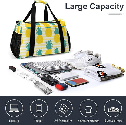 Weekender Overnight Bag Duffel for Travel Gym Sports Large Main Compartment Carry Handles