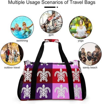 Weekender Overnight Bag Duffel for Travel Gym Sports Large Main Compartment Carry Handles