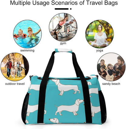 Weekender Overnight Bag Duffel for Travel Gym Sports Large Main Compartment Carry Handles