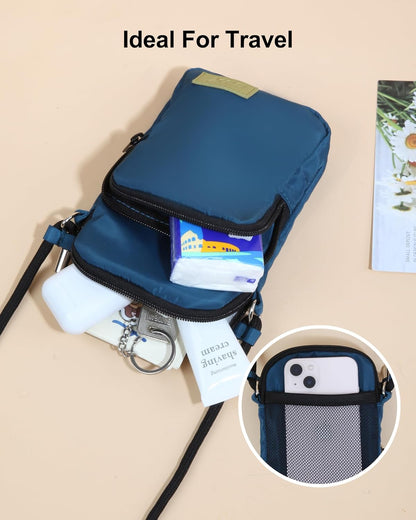 Crossbody Bag for Women Small Size Cell Phone Wallet Purse for Travelling， Travel Purse Shoulder Bag