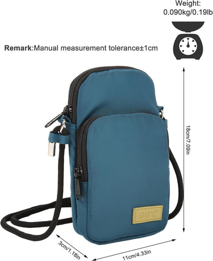 Crossbody Bag for Women Small Size Cell Phone Wallet Purse for Travelling， Travel Purse Shoulder Bag