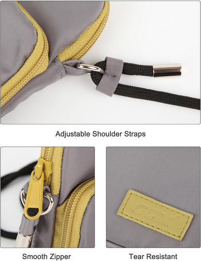 Crossbody Bag for Women Small Size Cell Phone Wallet Purse for Travelling， Travel Purse Shoulder Bag