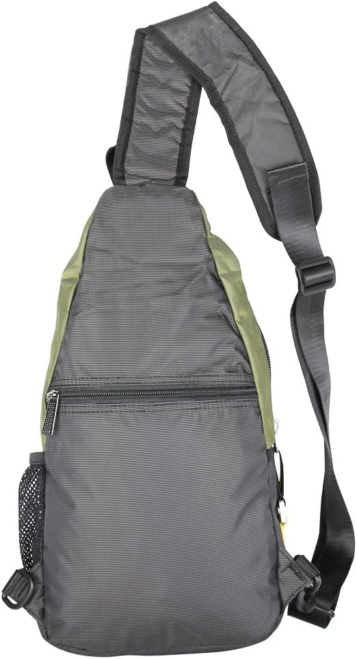 Crossbody Sling Bag Backpack for Men & Women Large Fits 13" Laptop Tablets Black