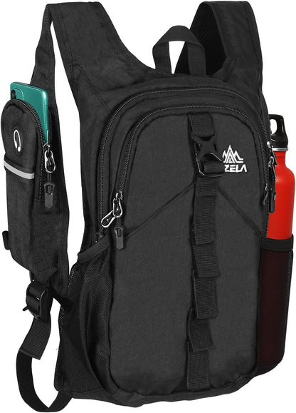 16L Ultra-Lightweight Foldable Waterproof Hiking Backpack For Women Men Small Backpack For Hiking Commuting Travel, Black