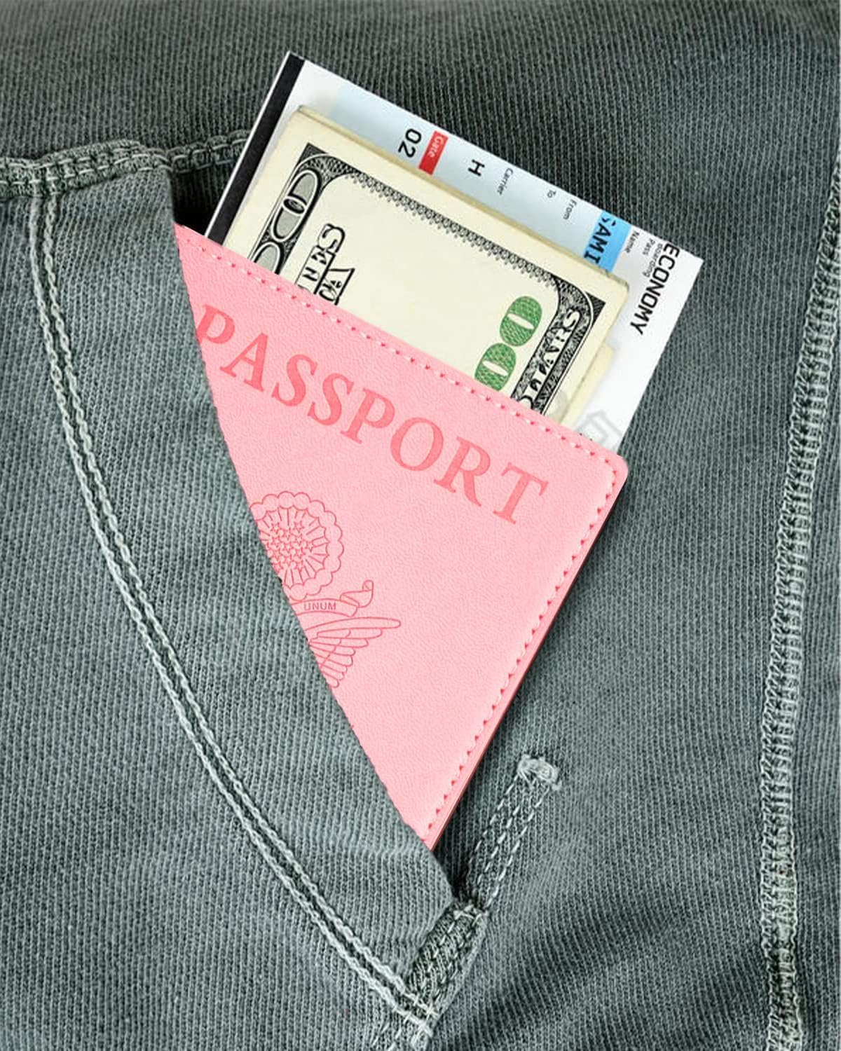 Passport Holder for Travel Men, RFID Blocking Passport Covers Case | Passport Wallet Card Slot, International Travel Must Haves Travel Accessories for Women, Cruise Ship Essentials Gifts, Blue