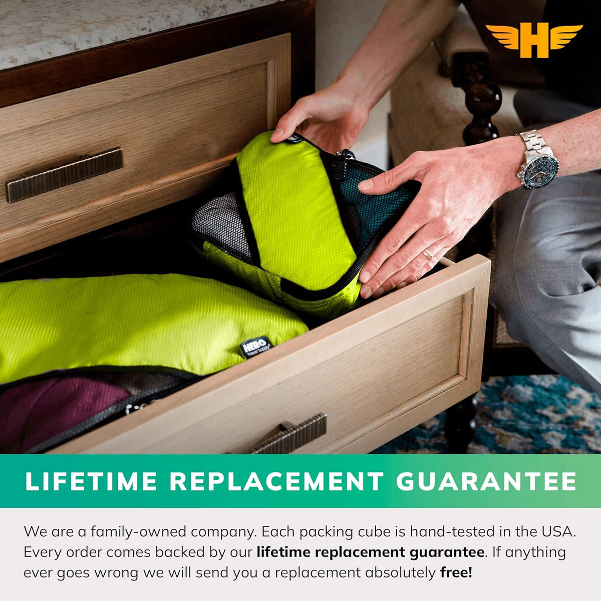 HERO Packing Cubes for Travel (Set of 5) Luggage Organizer with 2 Laundry Bags, Versatile Suitcase Organizer for Men & Women – Travel Accessories for Carry On, Airplane, Road Trip