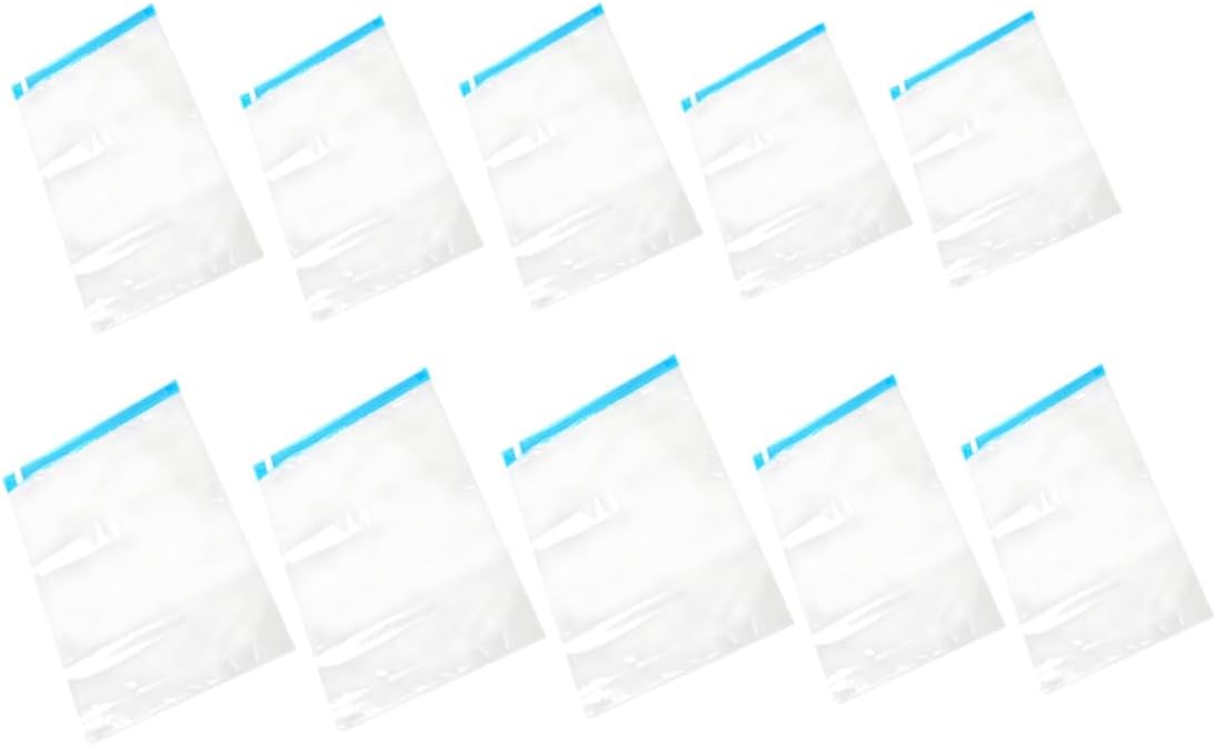 10pcs Vacuum Compression Bags Set for Clothes Storage, Thickened Space Saver Organizer with Roll-up Seal, Multipurpose Travel Packing Bags for Home and Luggage