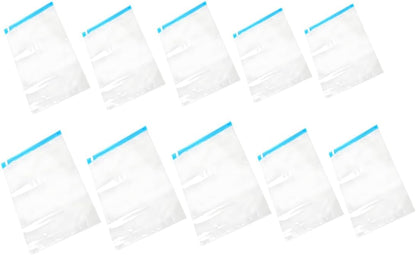 10pcs Vacuum Compression Bags Set for Clothes Storage, Thickened Space Saver Organizer with Roll-up Seal, Multipurpose Travel Packing Bags for Home and Luggage