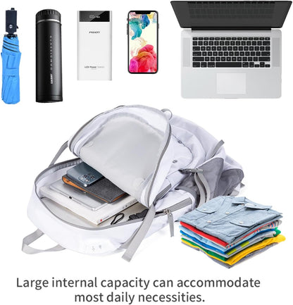 NODLAND Lightweight Backpack, Travel 40L Foldable Water-Resistant Daypack, Hiking Outdoor Camping Rucksack for Men Women