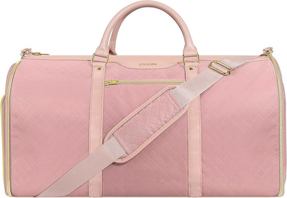 Convertible Garment Bag with Shoulder Strap, Carry on Garment Duffel Bag for Men Women,Waterproof & Wrinkle-Free Suit Carrier for Business Trips & Weekend Getaways, Foldable & Lightweight