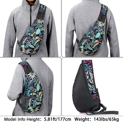 Small Shoulder Bag, Crossbody Bag, Crossbody Backpack, Anti-Theft Outdoor Backpack, Grey/Orange, S, Sling Backpacks | Durable Nylon Lightweight Sling Bag, Multi-Compartment, Adjustable Strap Chest Shoulder Bags Hiking Sports(Grey/Orange)