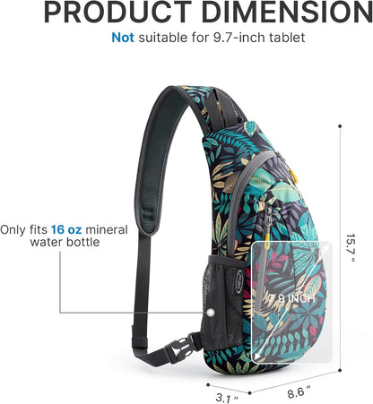 Small Shoulder Bag, Crossbody Bag, Crossbody Backpack, Anti-Theft Outdoor Backpack, Grey/Orange, S, Sling Backpacks | Durable Nylon Lightweight Sling Bag, Multi-Compartment, Adjustable Strap Chest Shoulder Bags Hiking Sports(Grey/Orange)