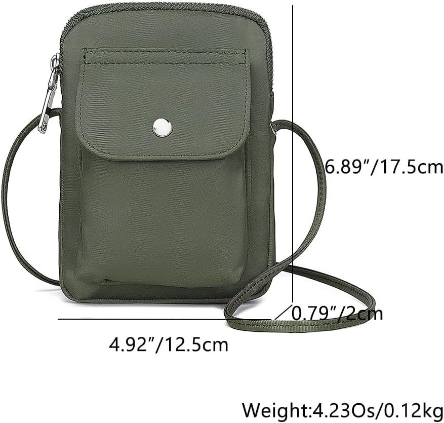 nylon Crossbody Lanyard Mobile Phone Bag Stylish Accessory With Adjustable Strap - Colors B