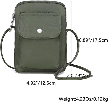 nylon Crossbody Lanyard Mobile Phone Bag Stylish Accessory With Adjustable Strap - Colors B