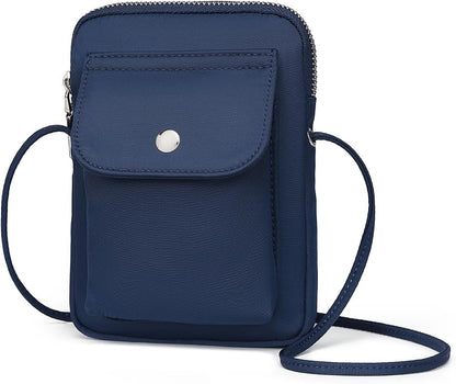 nylon Crossbody Lanyard Mobile Phone Bag Stylish Accessory With Adjustable Strap - Colors B