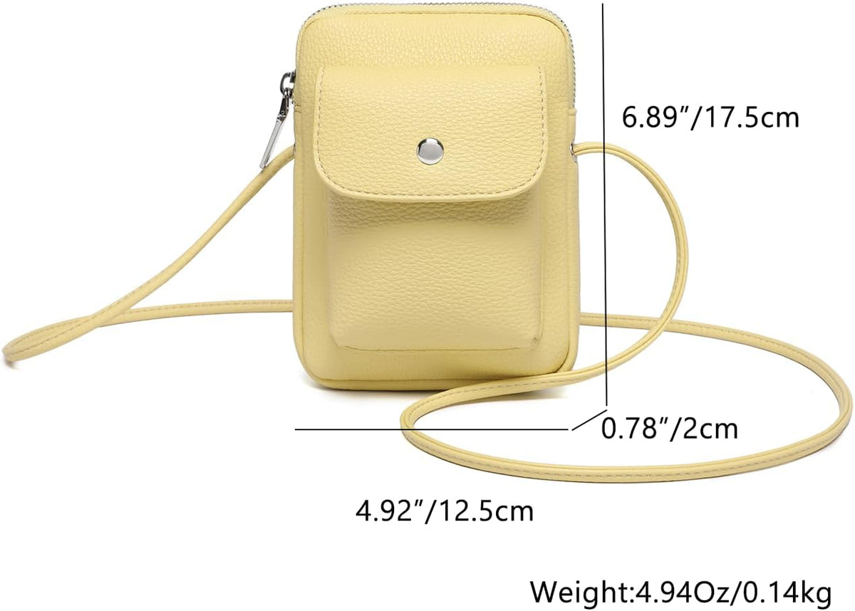 nylon Crossbody Lanyard Mobile Phone Bag Stylish Accessory With Adjustable Strap - Colors B