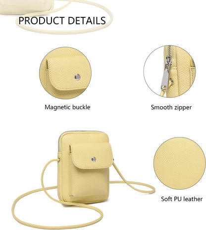 nylon Crossbody Lanyard Mobile Phone Bag Stylish Accessory With Adjustable Strap - Colors B