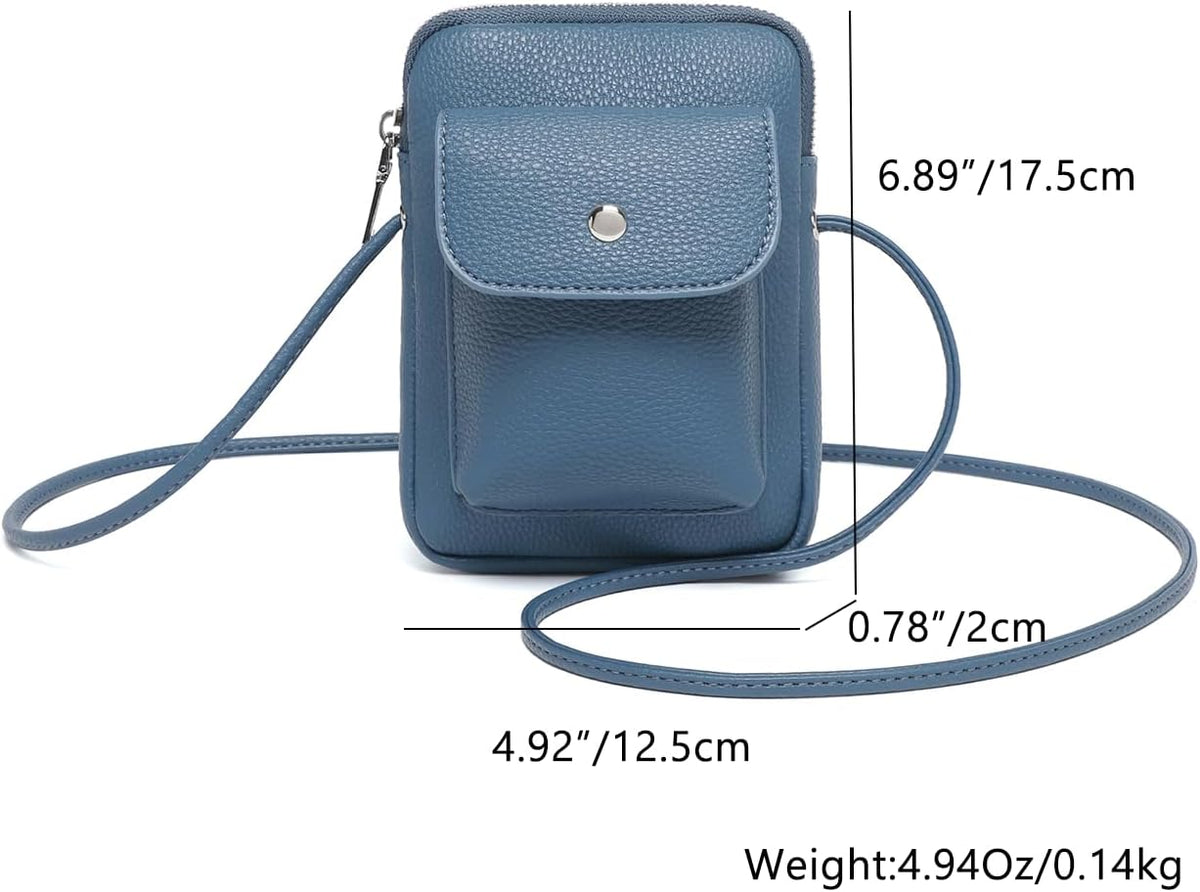 nylon Crossbody Lanyard Mobile Phone Bag Stylish Accessory With Adjustable Strap - Colors B