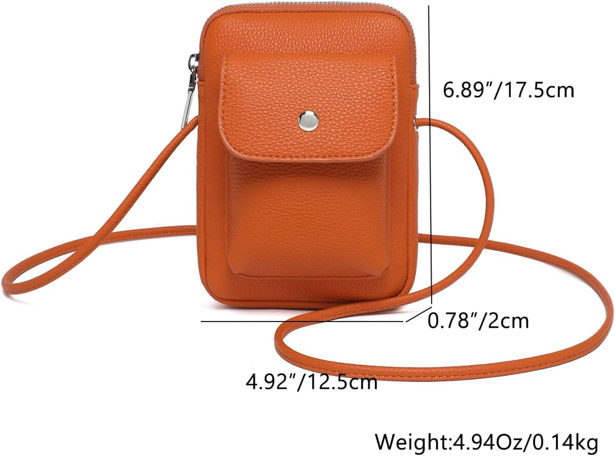 nylon Crossbody Lanyard Mobile Phone Bag Stylish Accessory With Adjustable Strap - Colors B