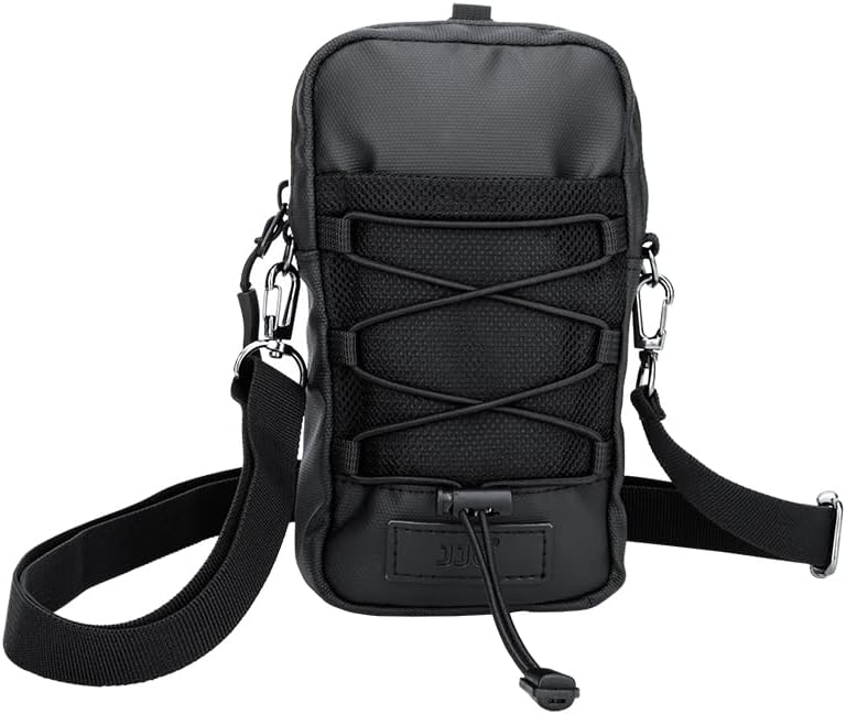 Travel Dual Phone Holster Waist Crossbody Bag Fits 4.5-6.7" Phone | dual zipper pockets, holds 2 phones, Belt crossbody carry, with Shoulder Strap for 4.5-6.8 Inch 17 16 15 Pro Max 26 S25 phone