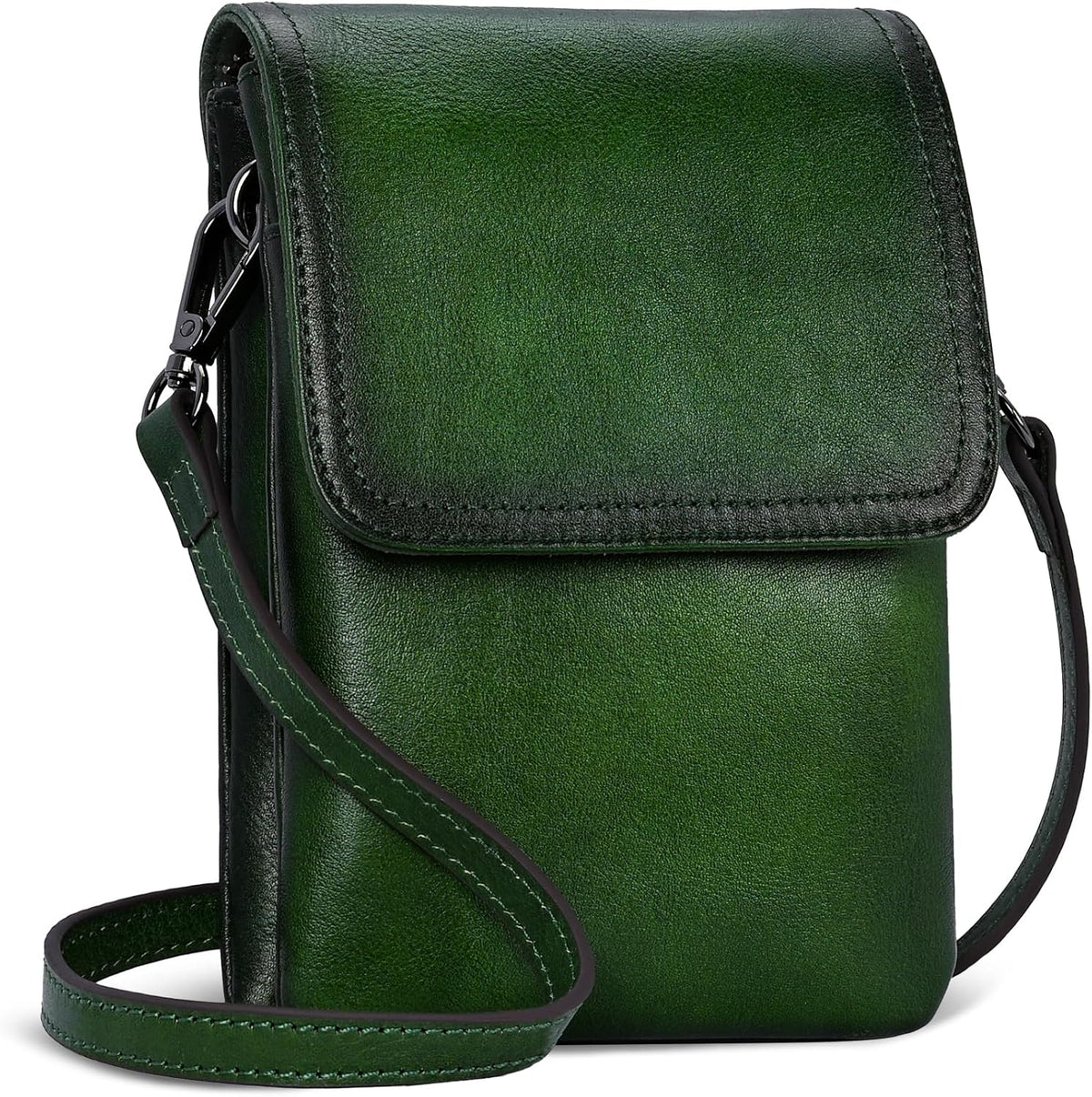 Rfid Blocking Small Crossbody Bag for Women Travel Classic Style | Genuine Leather，Adjustable Shoulder Strap,Fits 6.9" Phone,Anti-Theft Purse,Perfect for Daily Use and Weekend Travel