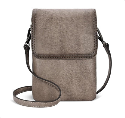 Rfid Blocking Small Crossbody Bag for Women Travel Classic Style | Genuine Leather，Adjustable Shoulder Strap,Fits 6.9" Phone,Anti-Theft Purse,Perfect for Daily Use and Weekend Travel