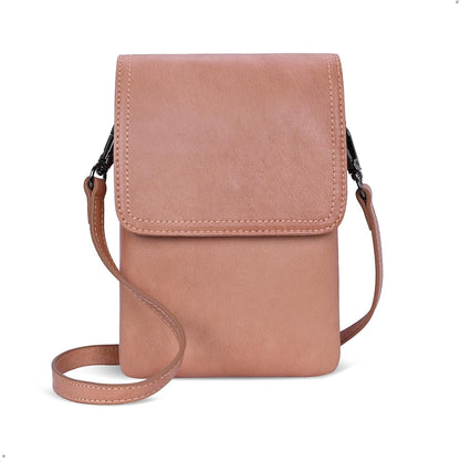 Rfid Blocking Small Crossbody Bag for Women Travel Classic Style | Genuine Leather，Adjustable Shoulder Strap,Fits 6.9" Phone,Anti-Theft Purse,Perfect for Daily Use and Weekend Travel