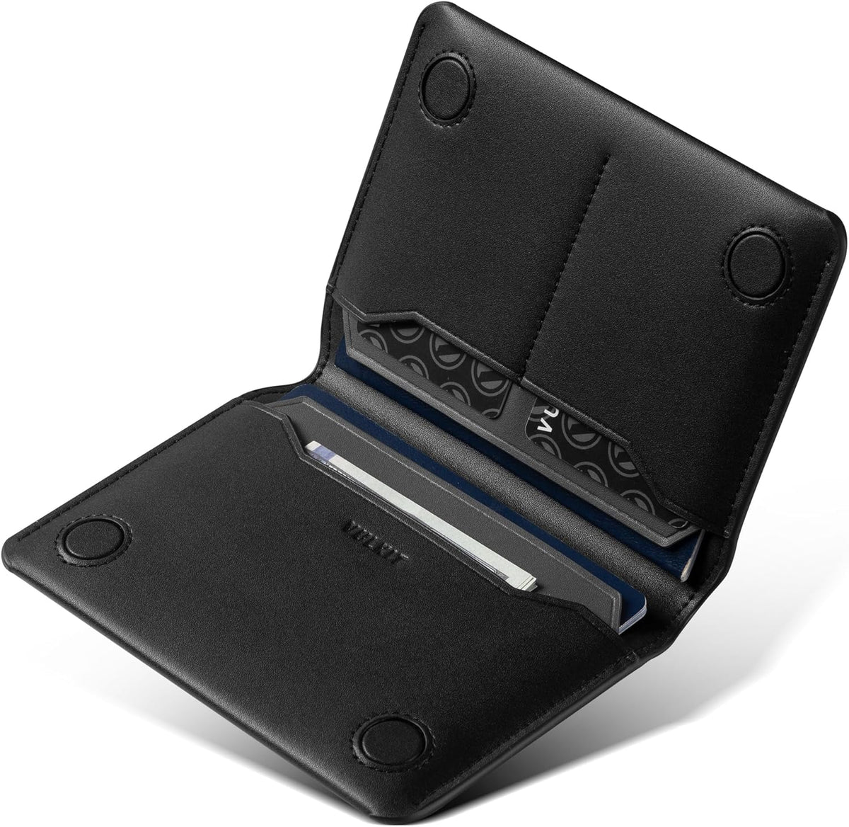 Slim Minimalist Passport Wallet RFID Blocking Passport Holder for Travel, Leather Travel Wallet for Men Women, Magnetic Closure