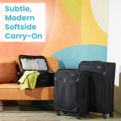 4 KIX 2.0 Expandable Softside Luggage with Spinner Wheels, 20 SPINNER, CLASSIC BLUE