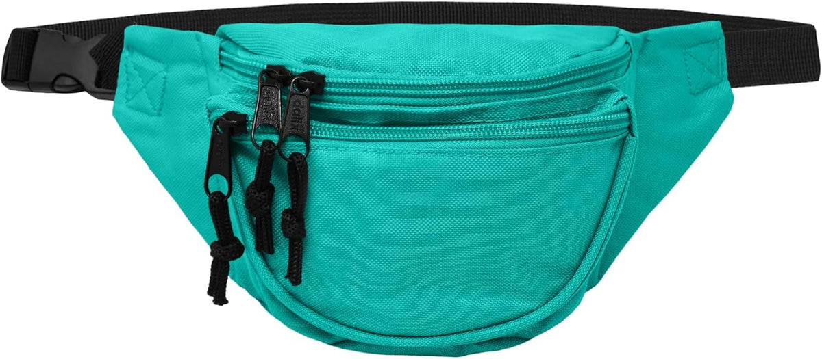Fanny Pack w/ 3 Pockets Traveling Concealment Pouch Airport Money Bag