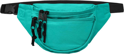 Fanny Pack w/ 3 Pockets Traveling Concealment Pouch Airport Money Bag