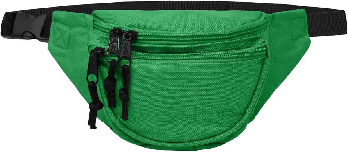 Fanny Pack w/ 3 Pockets Traveling Concealment Pouch Airport Money Bag