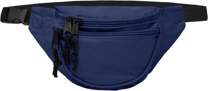 Fanny Pack w/ 3 Pockets Traveling Concealment Pouch Airport Money Bag