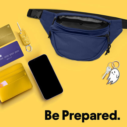 Fanny Pack w/ 3 Pockets Traveling Concealment Pouch Airport Money Bag