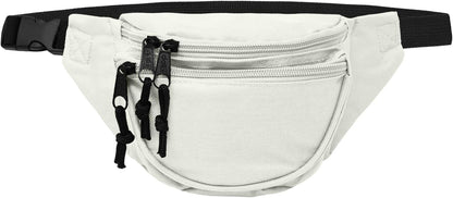Fanny Pack w/ 3 Pockets Traveling Concealment Pouch Airport Money Bag