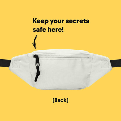 Fanny Pack w/ 3 Pockets Traveling Concealment Pouch Airport Money Bag