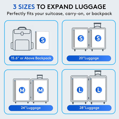 15 Packs Vacuum Bags for Travel with Rechargeable Pump, 3 Sizes Vacuum Seal Bags for Clothing, Compression Vacuum Travel Bags for Luggage, Vacuum Packing Bags for Closet Organization