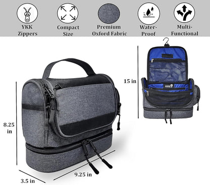 Hanging Toiletry Bag for Men – Rugged & Stylish Dopp Kit for the Modern Man