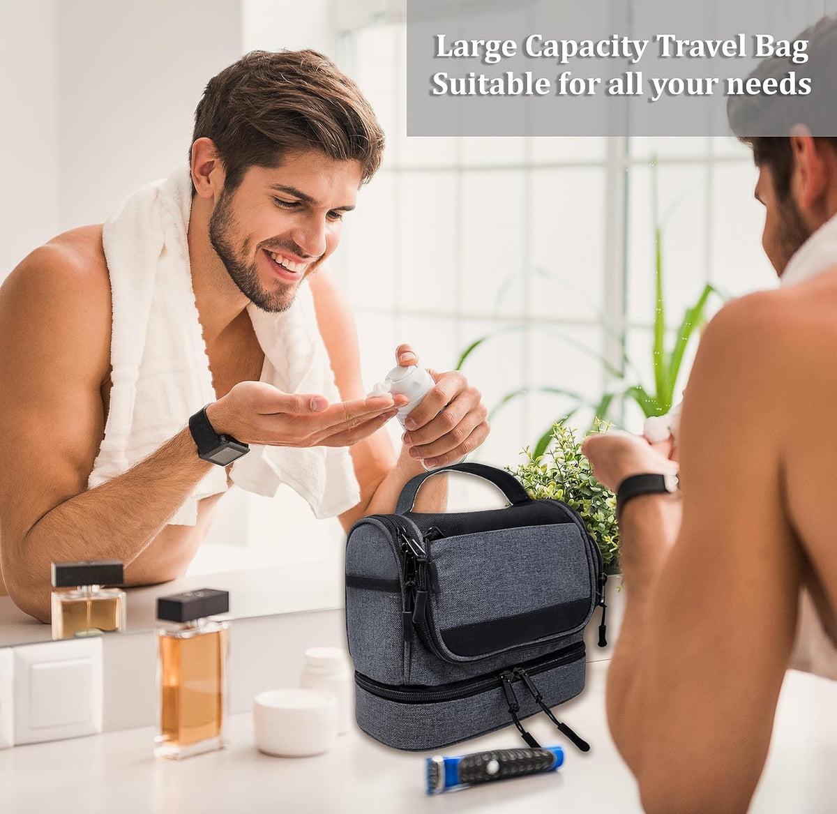 Hanging Toiletry Bag for Men – Rugged & Stylish Dopp Kit for the Modern Man