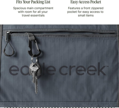 No Matter What Rolling Duffel - Durable Rolling Bag for Travel - Adjustable Shoulder Strap - Heavy Duty Wheels - Lockable Zippers - Multiple Carry Options - 130L - Smoke