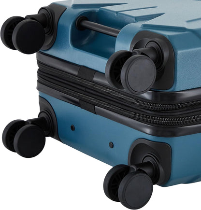 ATG Alpine 22" Expandable Rolling Hardside Carry-On Luggage, Jet Black