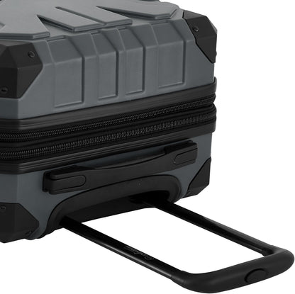 ATG Alpine 22" Expandable Rolling Hardside Carry-On Luggage, Jet Black