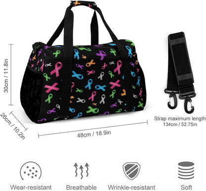 Travel and Gym Bag Duffel Easy Access Design Sports Weekender Overnight Carry On