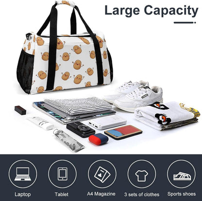 Travel and Gym Bag Duffel Easy Access Design Sports Weekender Overnight Carry On