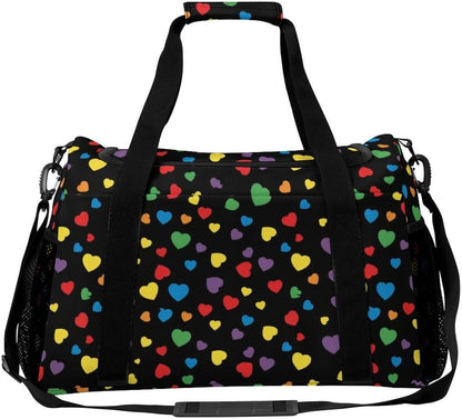 Travel and Gym Bag Duffel Easy Access Design Sports Weekender Overnight Carry On