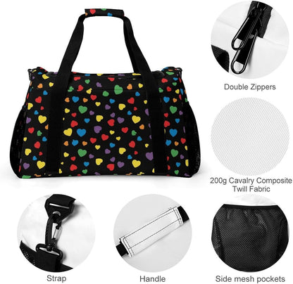 Travel and Gym Bag Duffel Easy Access Design Sports Weekender Overnight Carry On